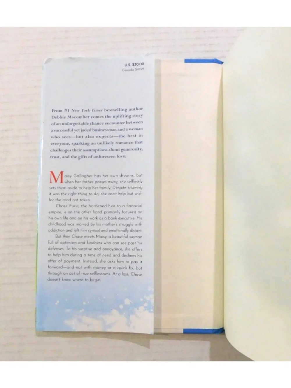 Chasing The Clouds Away By Debbie Macomber 1st Edition 2026 HBDJ Fiction Romance